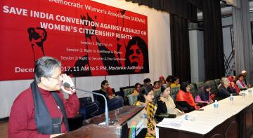 Save India Convention Against Assault on Women’s Citizenship Rights